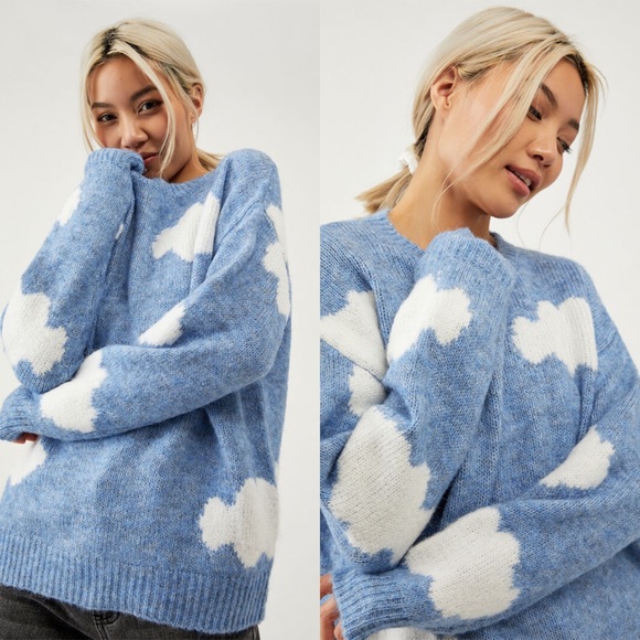 Anthropologie Cassie Cloud Sweater 